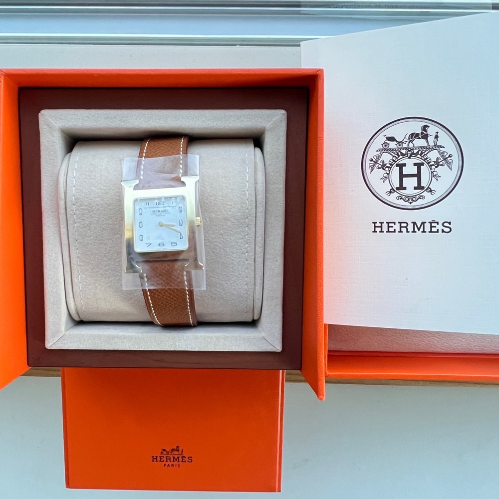 Hermes Heure H 30mm watch with receipt